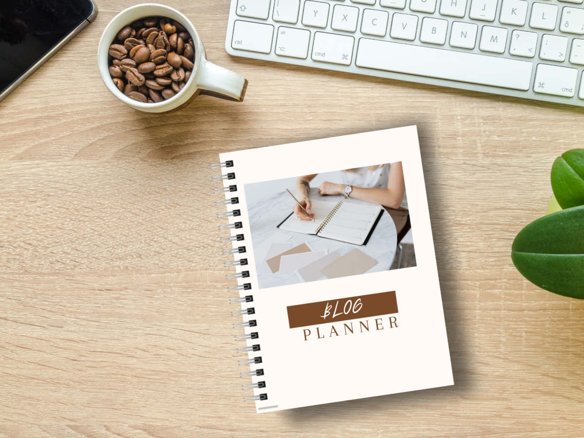 Practical printable blog planner