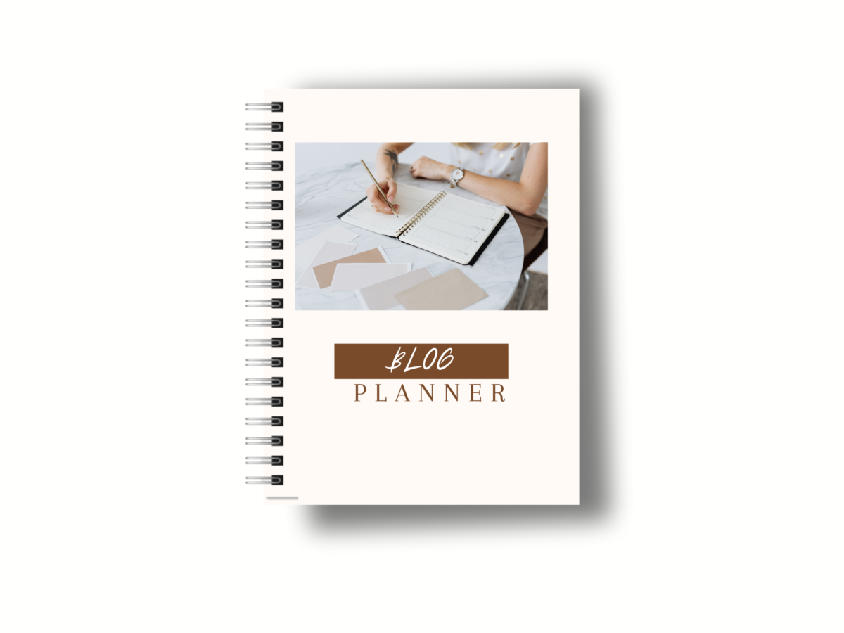 Practical printable blog planner