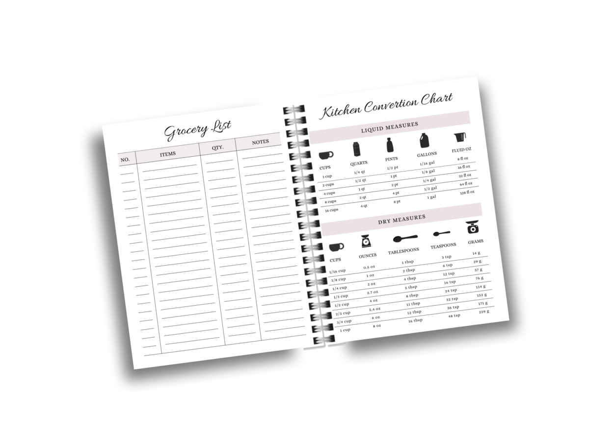 Printable meal planner